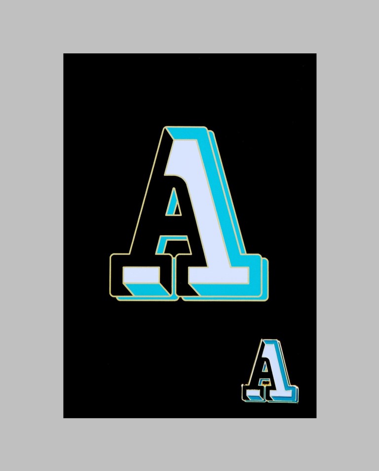 Letter "A" Pin