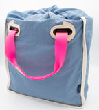 Chambray Blue Tote Cover