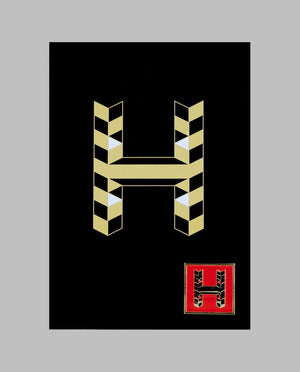 Letter "H" Pin