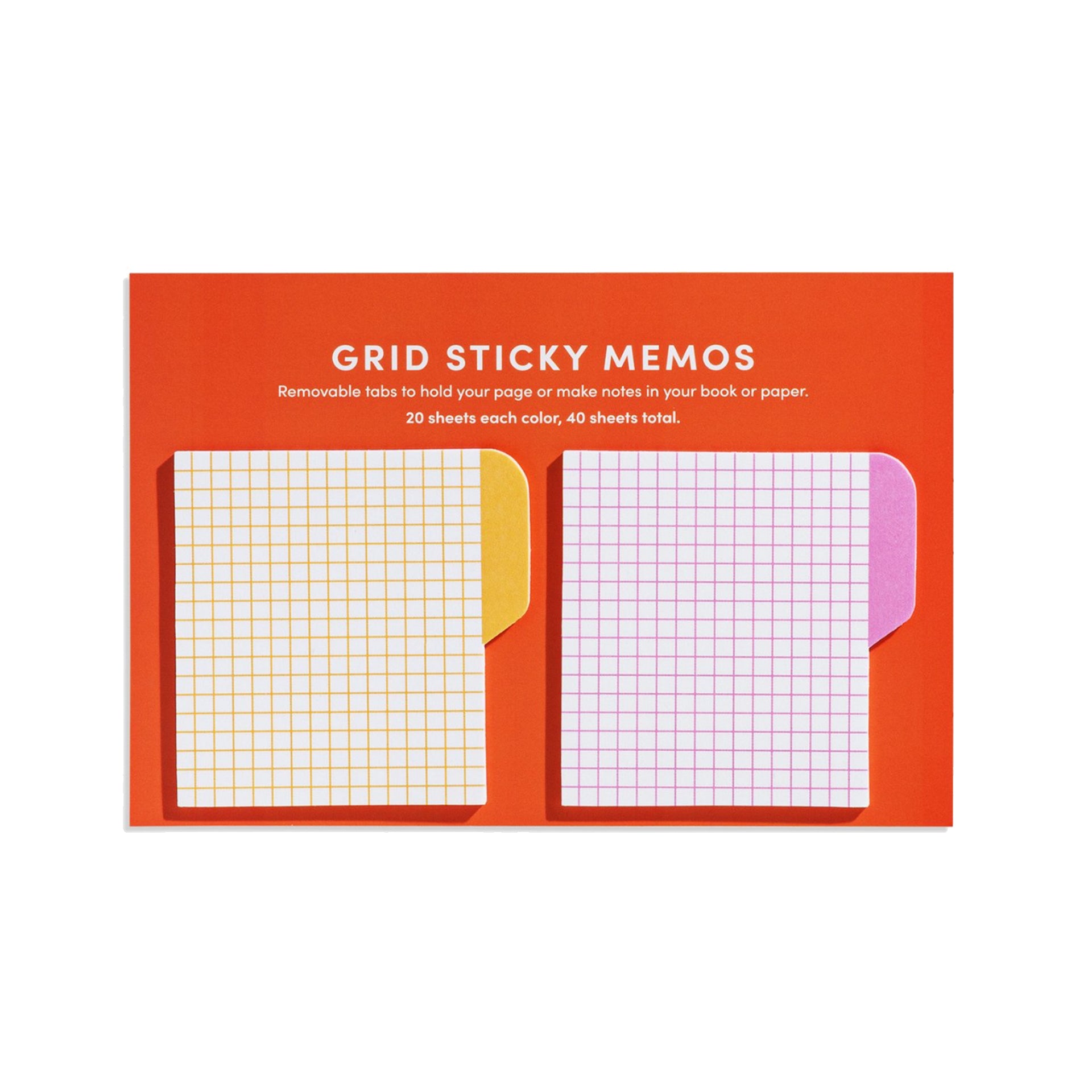 Grid Sticky Memos / Warm